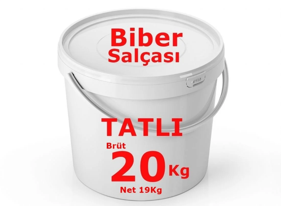 Tatlı Biber Salçası 20 Kg